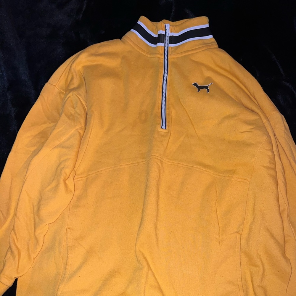 PINK 3/4 zip shirt